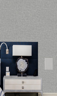 Gotham Plain Knit Textured Vinyl Commercial Wallpaper C7682