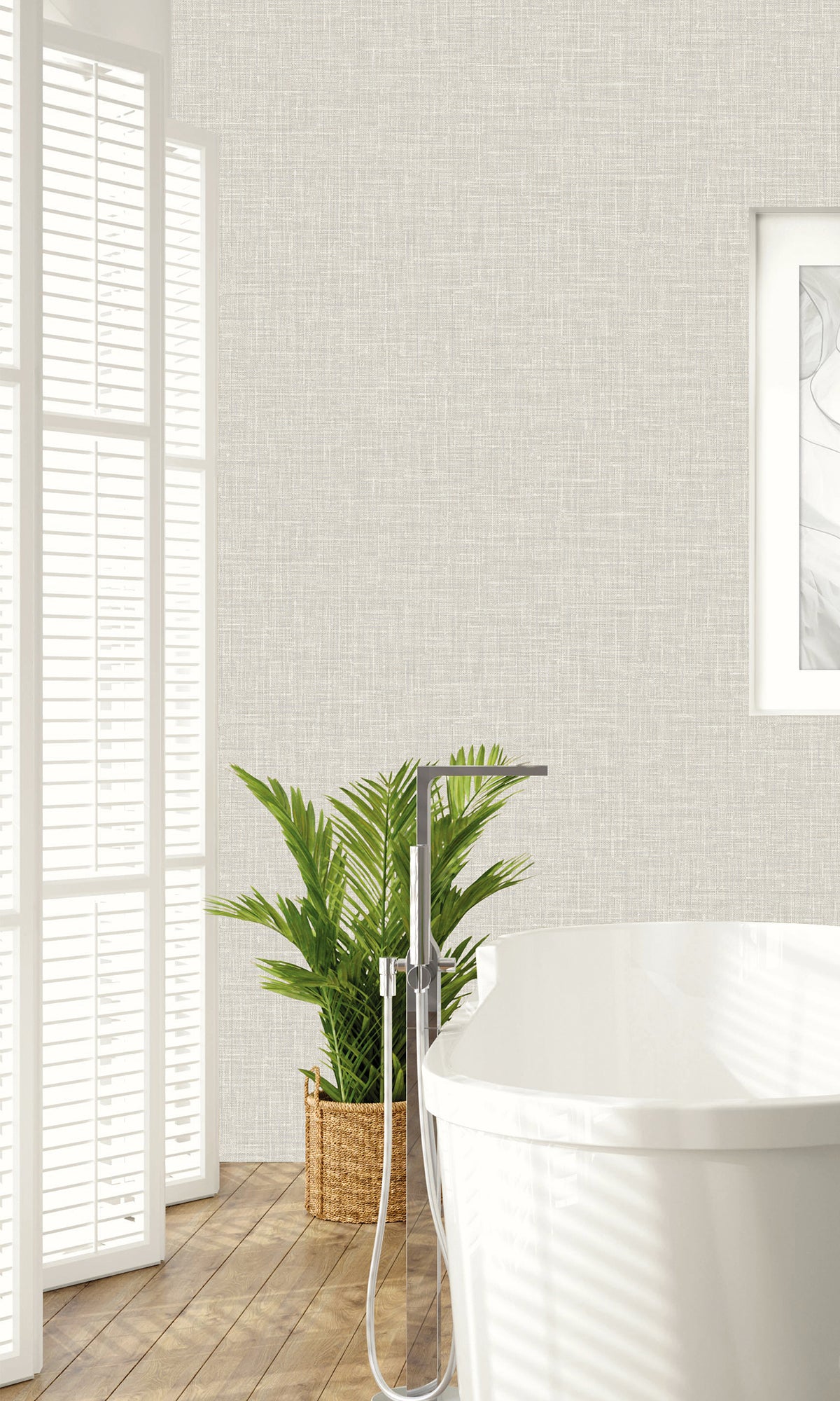 Chamois Plain Knit Textured Vinyl Commercial Wallpaper C7681