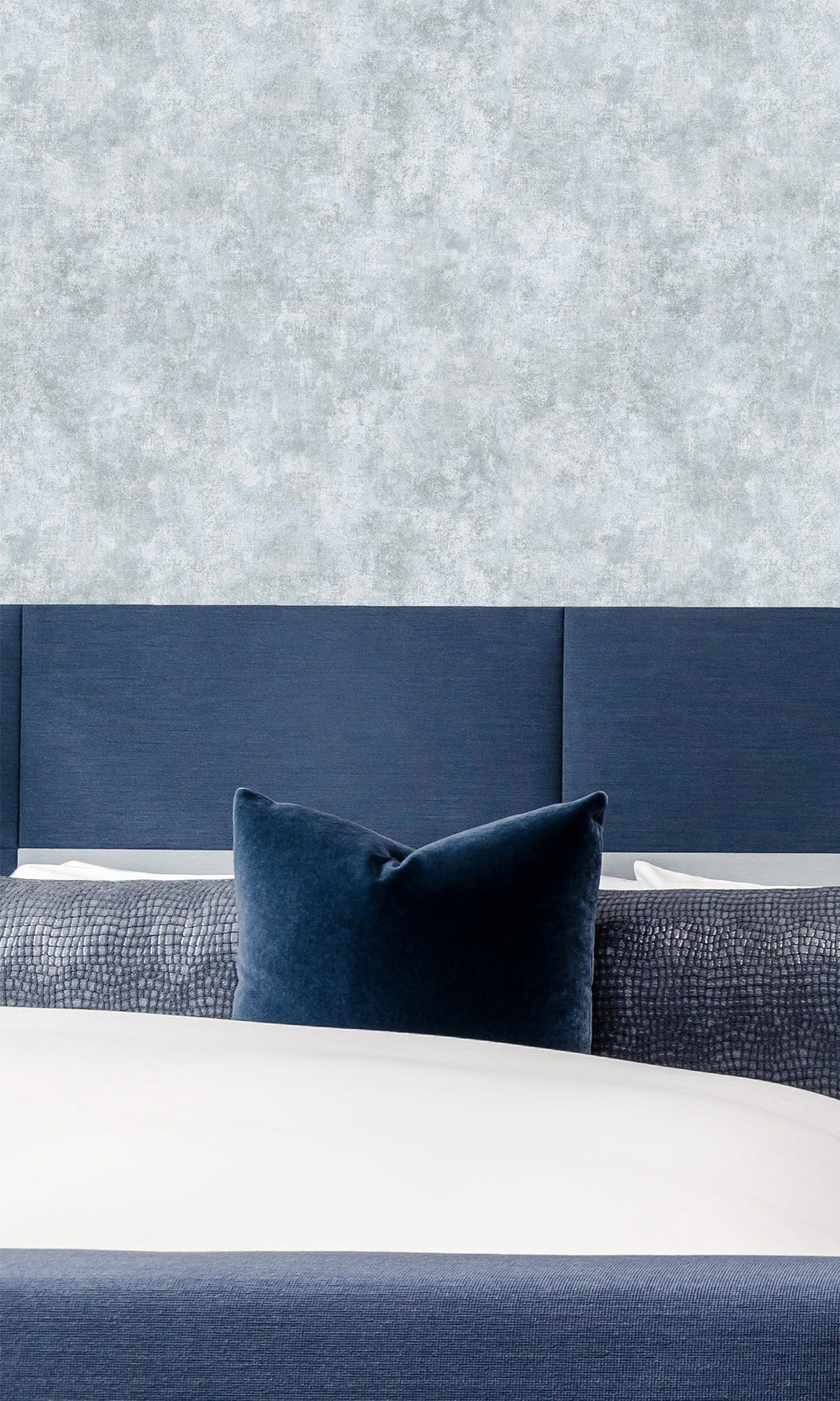 Carbon Faux Concrete Textured Vinyl Commercial Wallpaper C7684