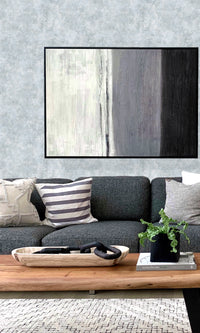 Carbon Faux Concrete Textured Vinyl Commercial Wallpaper C7684