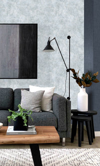 Carbon Faux Concrete Textured Vinyl Commercial Wallpaper C7684