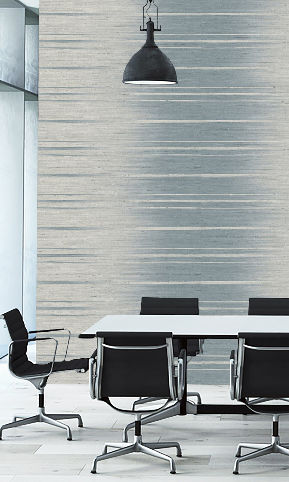 Offshore Striped Dual Tone Textured Vinyl Commercial Wallpaper C7646