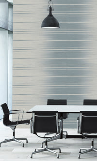 Offshore Striped Dual Tone Textured Vinyl Commercial Wallpaper C7646