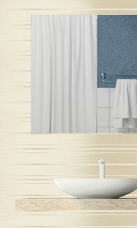 Nougat Striped Dual Tone Textured Vinyl Commercial Wallpaper C7644