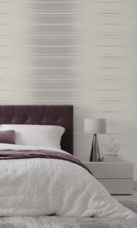 Evaporation Striped Dual Tone Textured Vinyl Commercial Wallpaper C7645