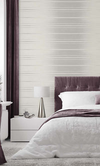 Evaporation Striped Dual Tone Textured Vinyl Commercial Wallpaper C7645