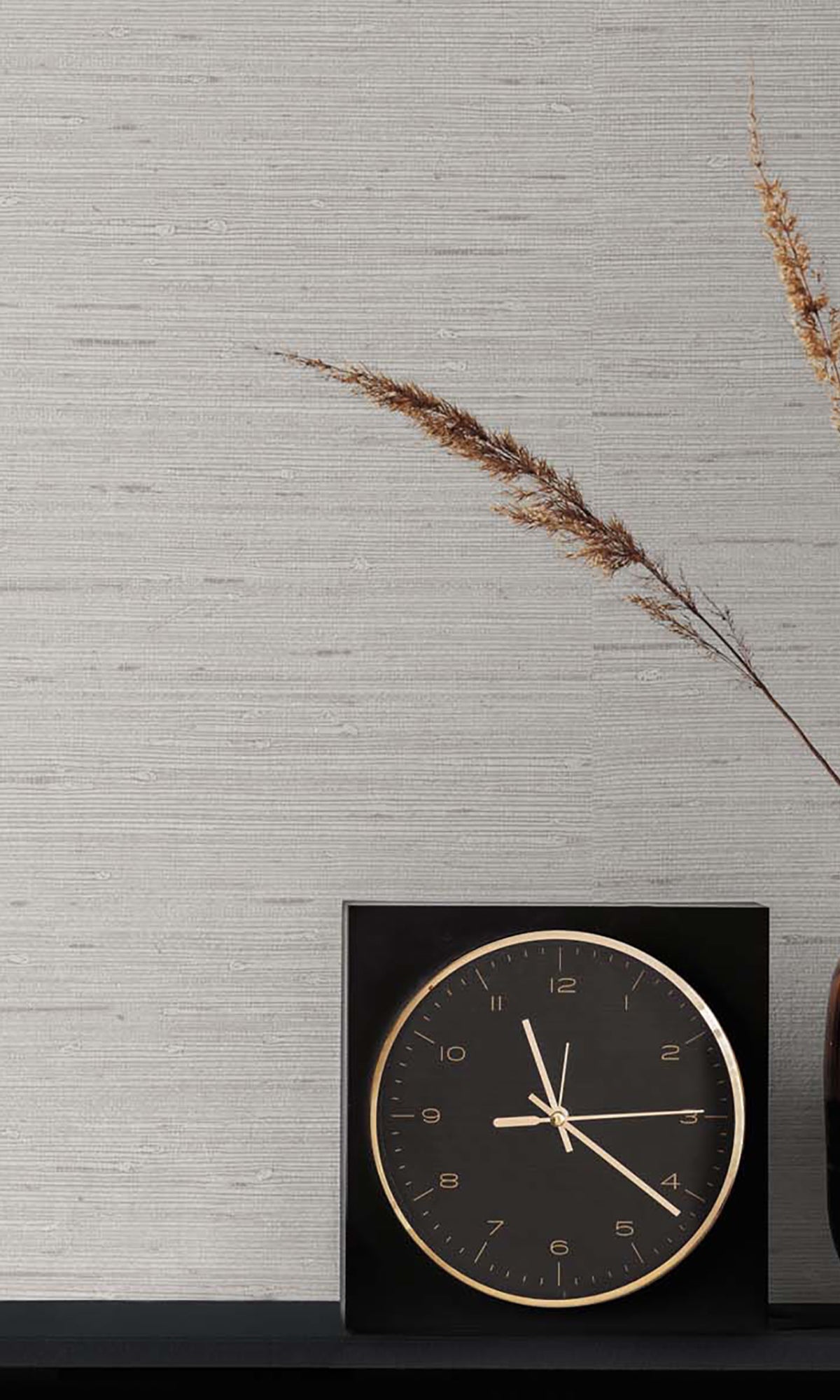 White Truffle Horizon Plain Textured Vinyl Commercial Wallpaper C7651