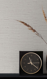 White Truffle Horizon Plain Textured Vinyl Commercial Wallpaper C7651