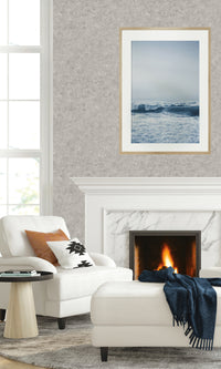 Paver Grey Faux Cement Textured Vinyl Commercial Wallpaper C7643