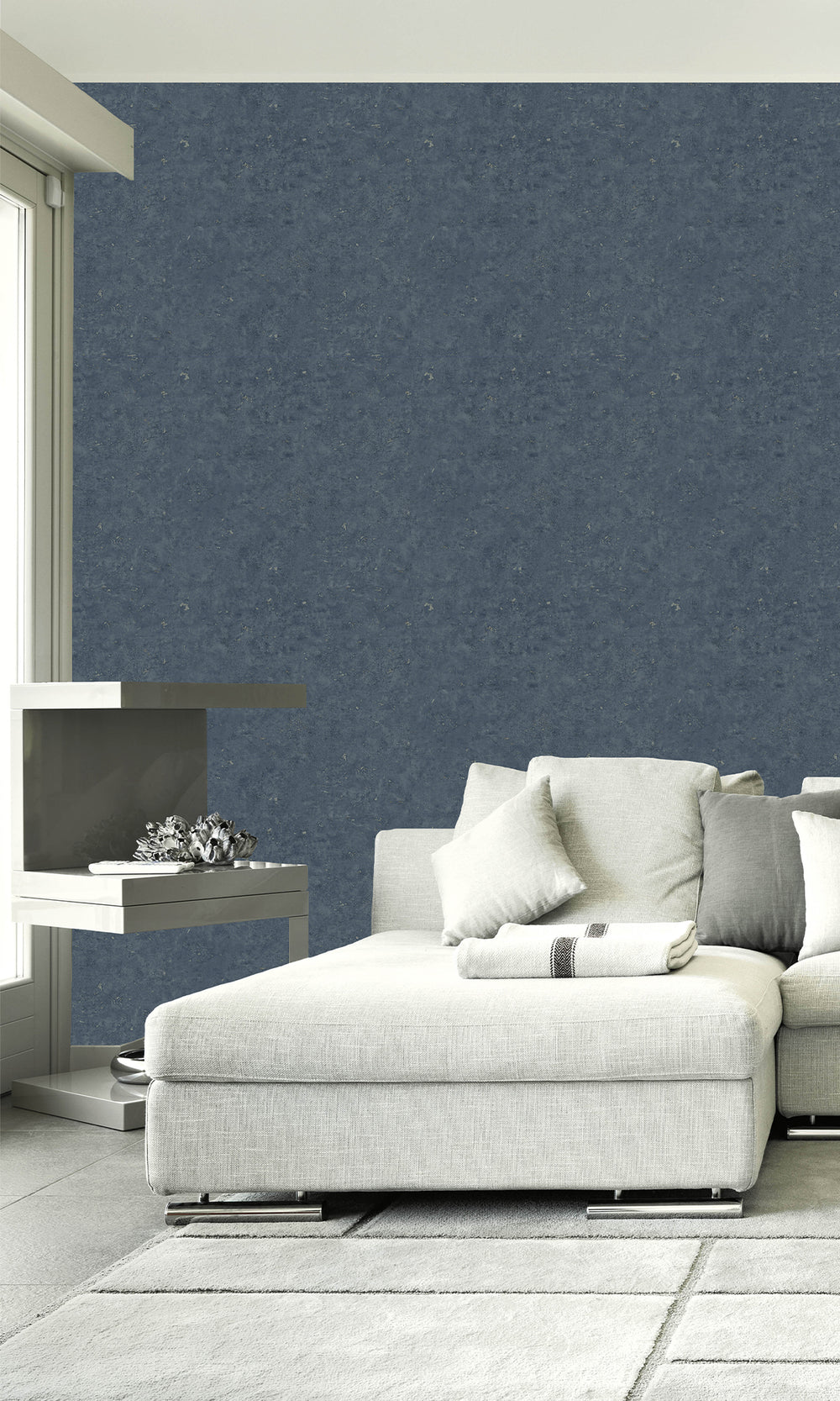 Nocturn Faux Cement Textured Vinyl Commercial Wallpaper C7642