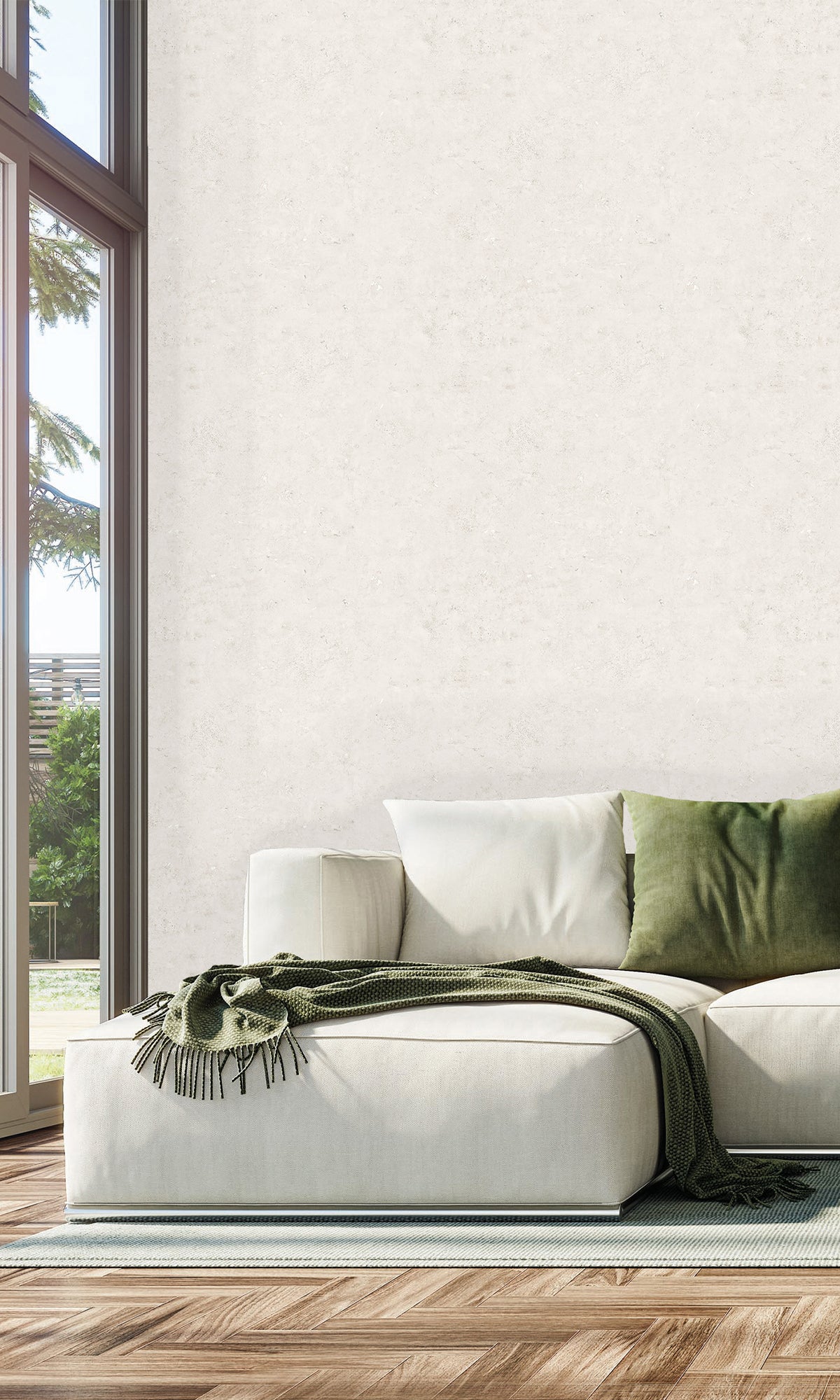 Glaze Faux Cement Textured Vinyl Commercial Wallpaper C7639