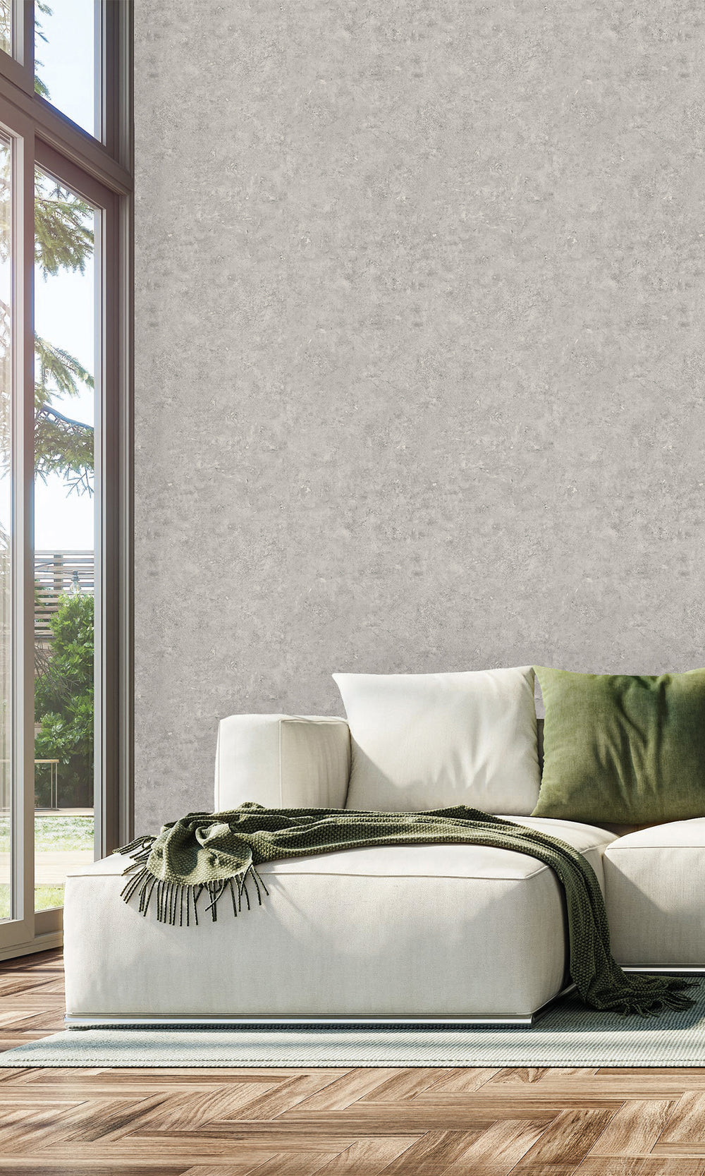 Silo Faux Cement Textured Vinyl Commercial Wallpaper C7641