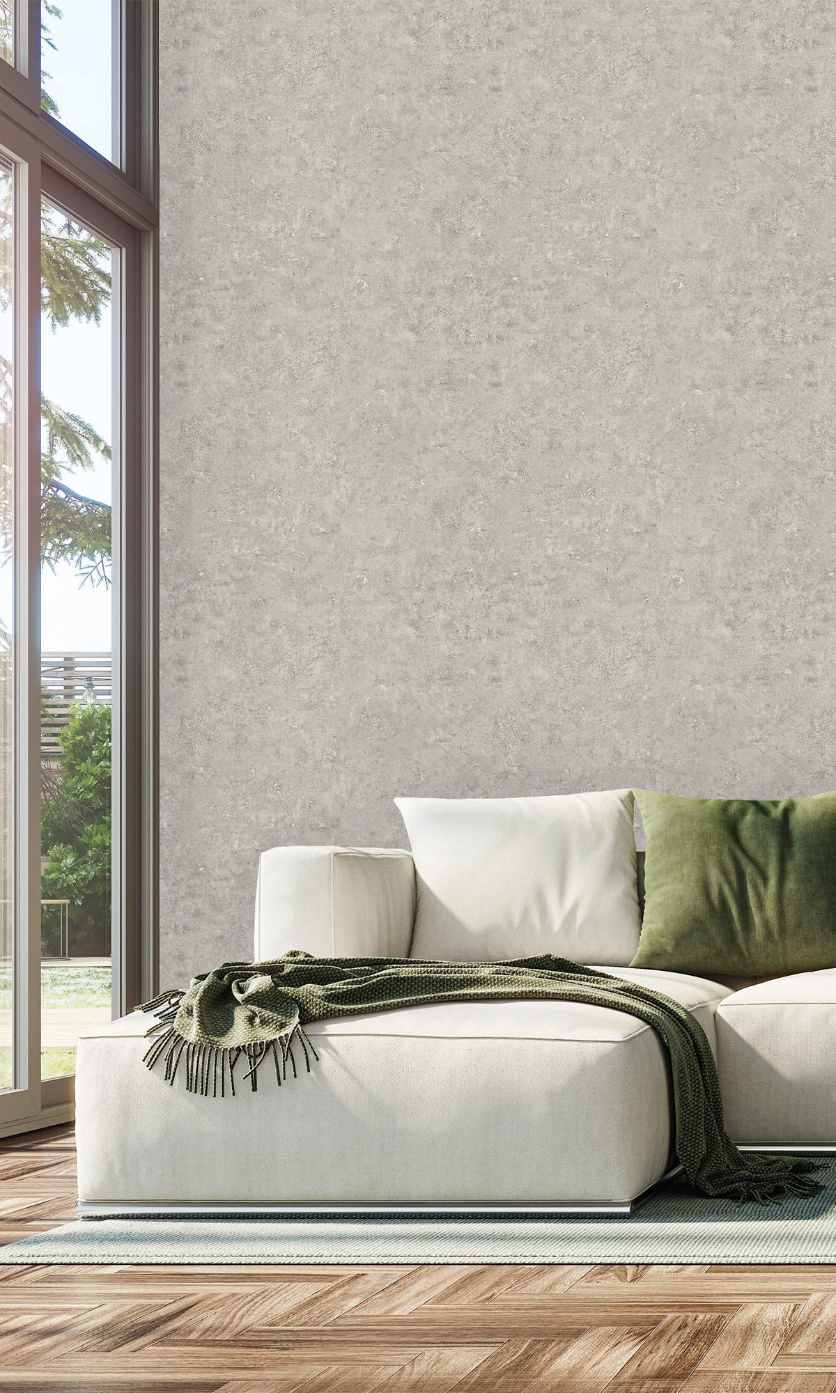 Silo Faux Cement Textured Vinyl Commercial Wallpaper C7641