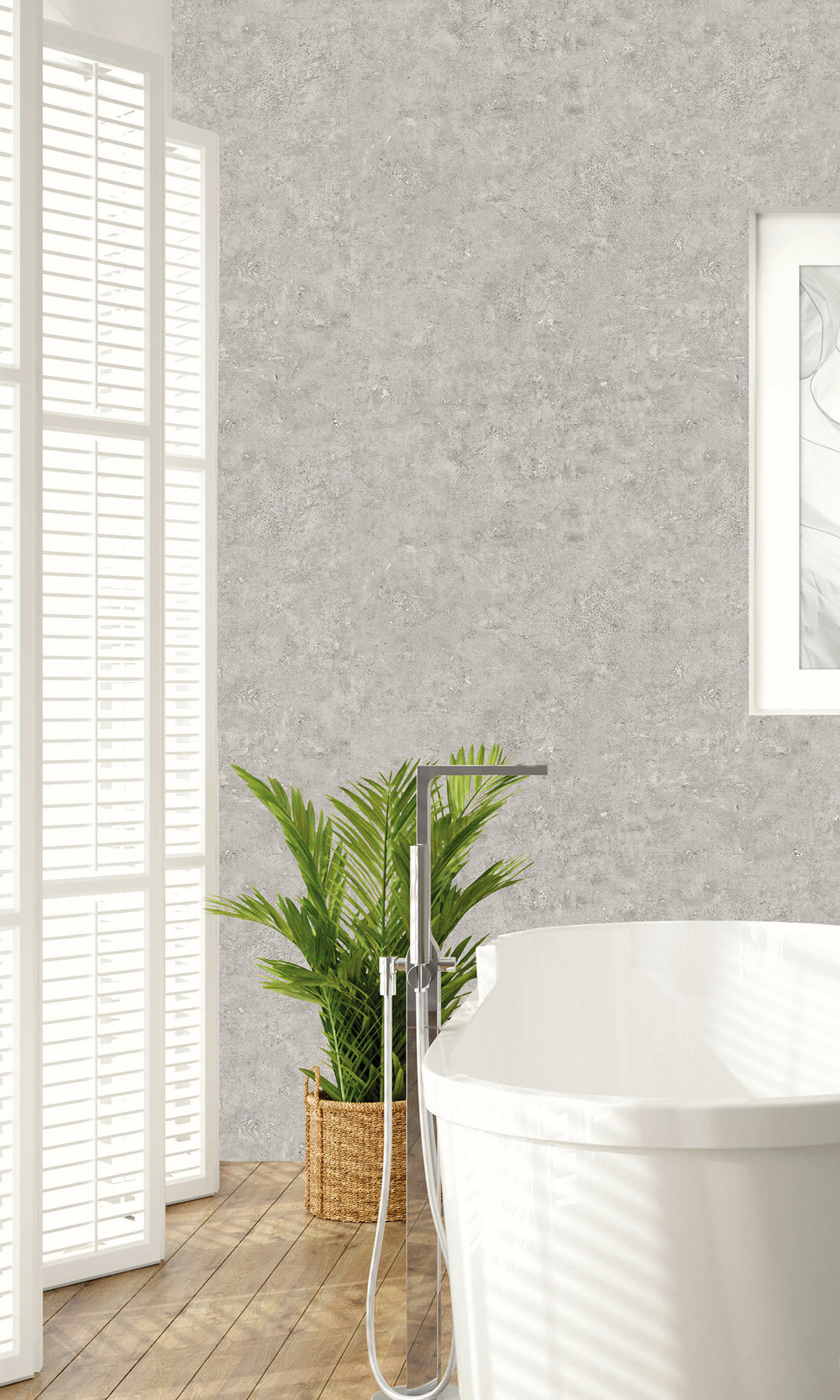 Silo Faux Cement Textured Vinyl Commercial Wallpaper C7641