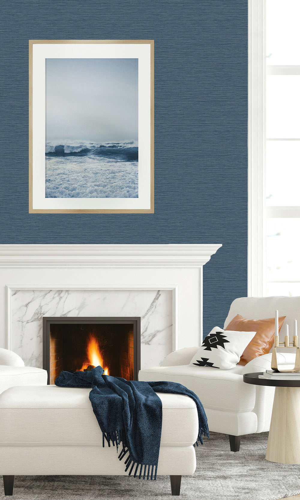 Sovereign Faux Silk Textured Vinyl Commercial Wallpaper C7670