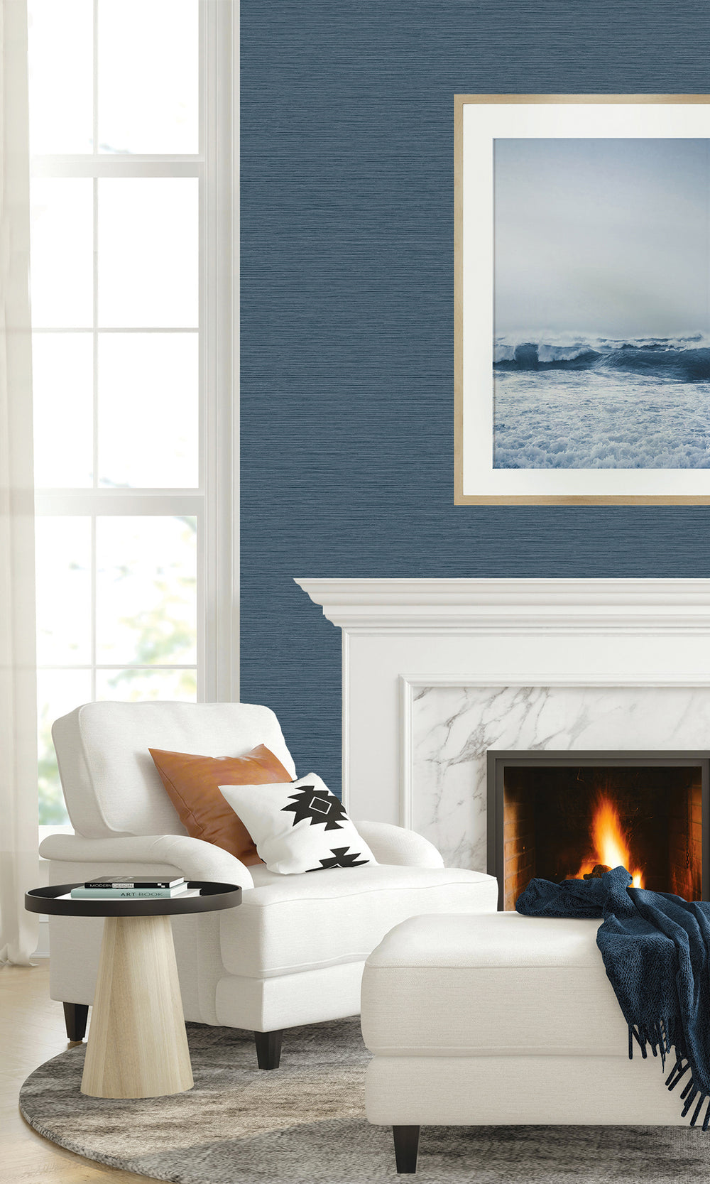 Sovereign Faux Silk Textured Vinyl Commercial Wallpaper C7670