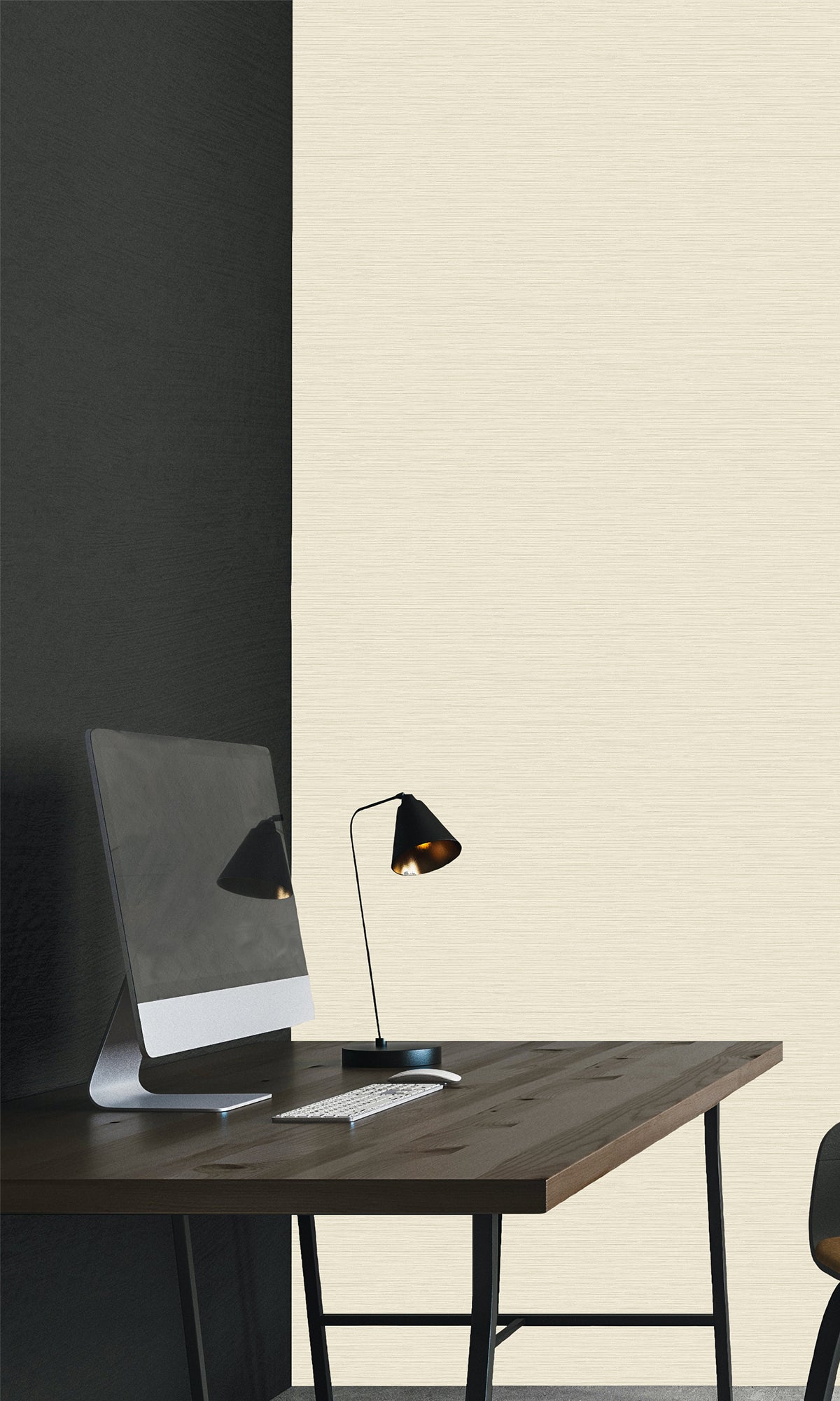Quiet Apricot Faux Silk Textured Vinyl Commercial Wallpaper C7663
