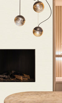 Blanch Faux Silk Textured Vinyl Commercial Wallpaper C7662
