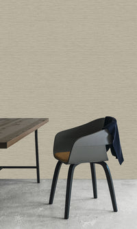 Golden Sable Faux Silk Textured Vinyl Commercial Wallpaper C7667