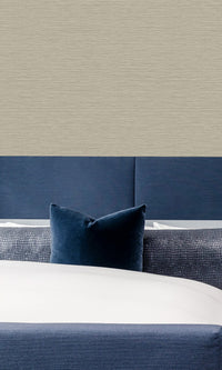Golden Sable Faux Silk Textured Vinyl Commercial Wallpaper C7667