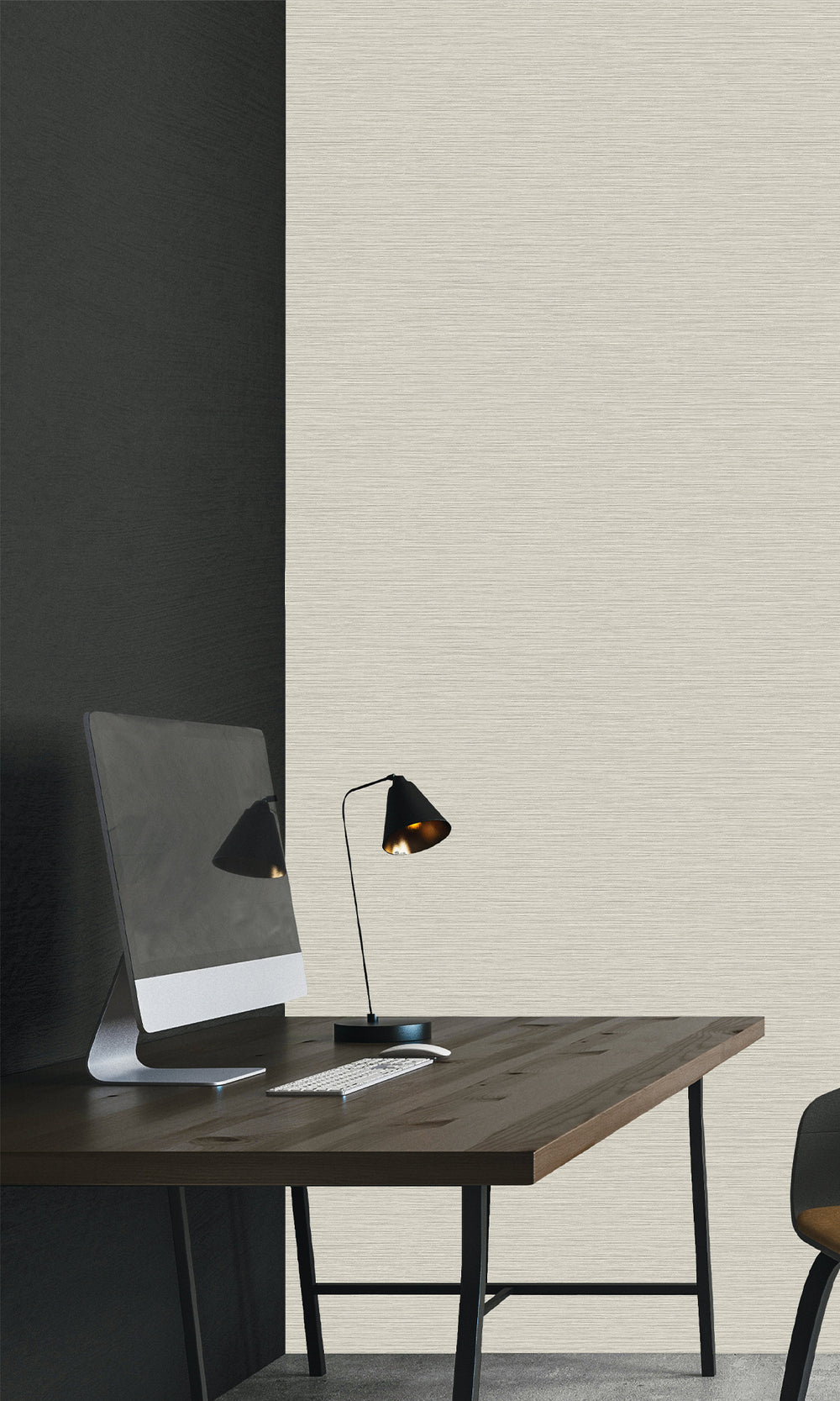 Balmy Oak Faux Silk Textured Vinyl Commercial Wallpaper C7666