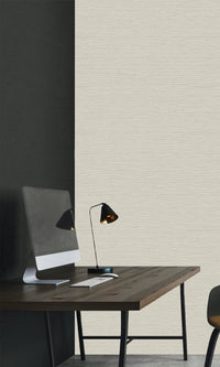 Balmy Oak Faux Silk Textured Vinyl Commercial Wallpaper C7666