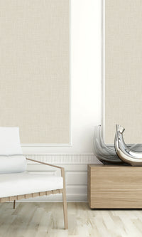 Sap Faux Linen Textured Vinyl Commercial Wallpaper C7660