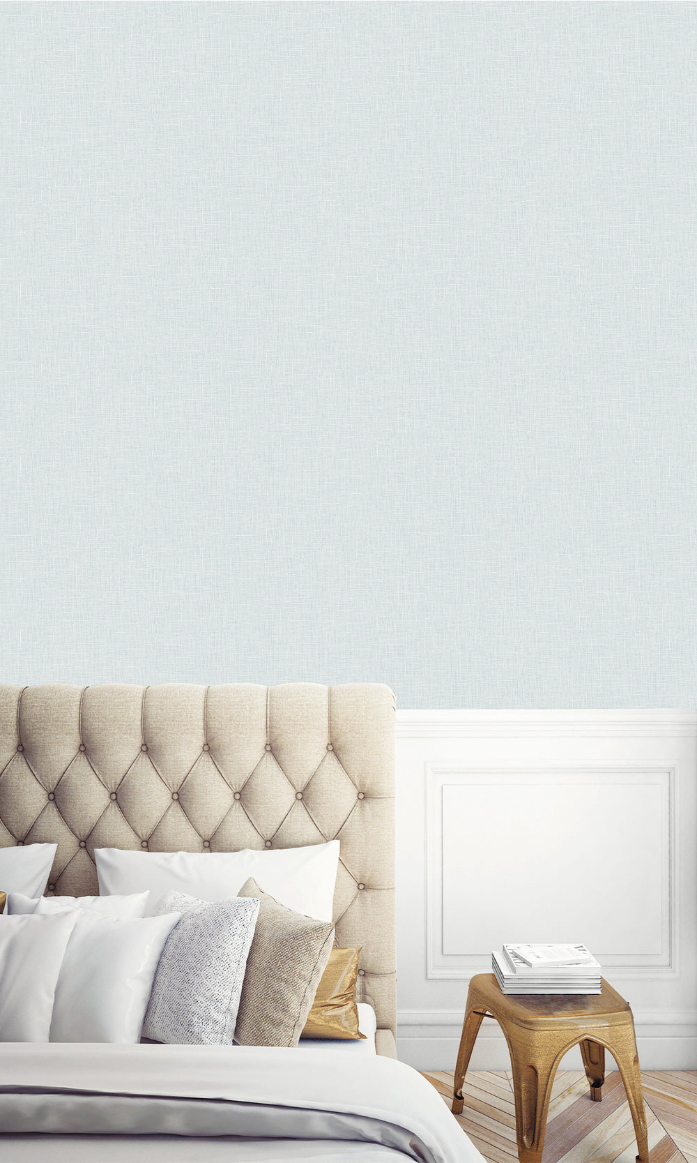 Crystal Faux Linen Textured Vinyl Commercial Wallpaper C7657