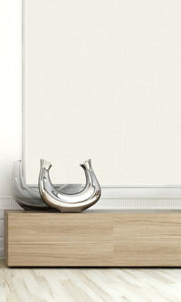 Skim Faux Linen Textured Vinyl Commercial Wallpaper C7659