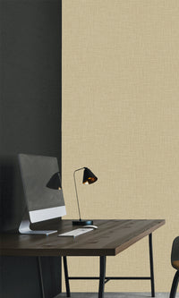 Sandstorm Faux Linen Textured Vinyl Commercial Wallpaper C7661