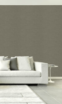 Raw Umber Sisal Effect Textured Vinyl Commercial Wallpaper C7676