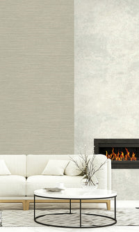 Yerba Sisal Effect Textured Vinyl Commercial Wallpaper C7674