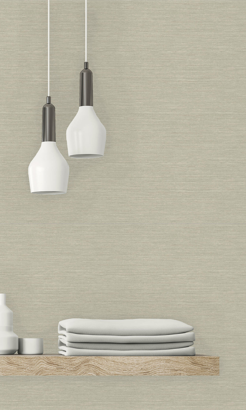 Yerba Sisal Effect Textured Vinyl Commercial Wallpaper C7674