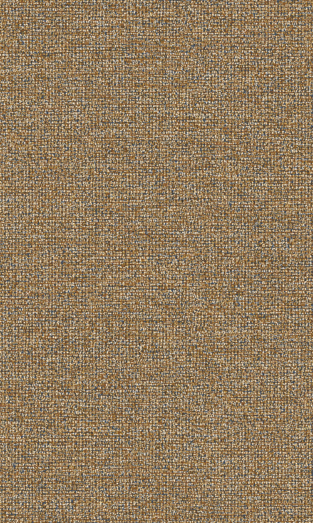 Camel & Blue Fabric Like Textured Non-Woven Wallpaper R9079