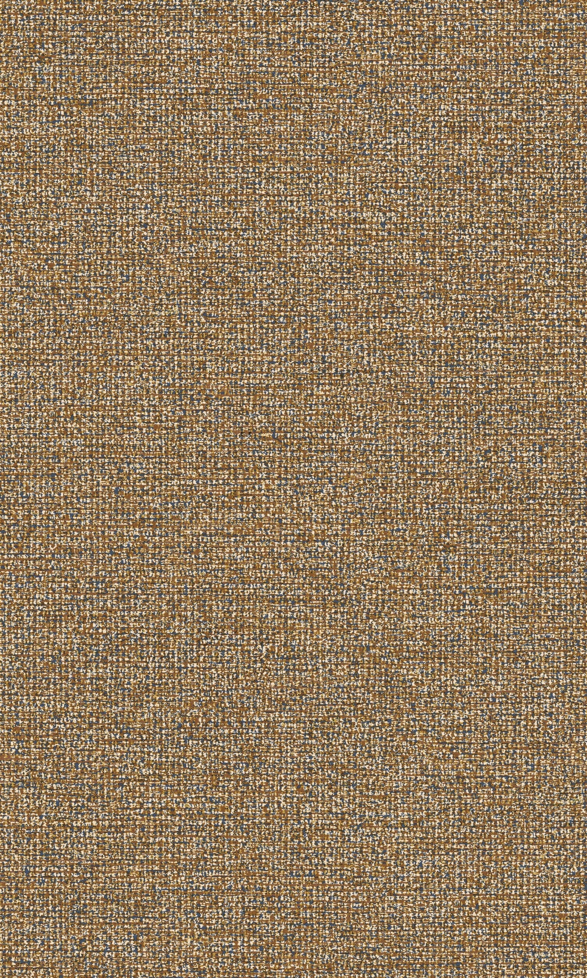 Camel & Blue Fabric Like Textured Non-Woven Wallpaper R9079
