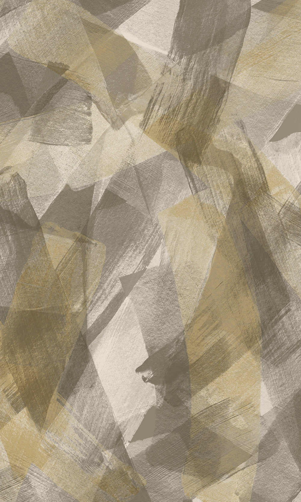 Charcoal Bronze Bold Sweeping Brushstrokes Wallpaper R8929