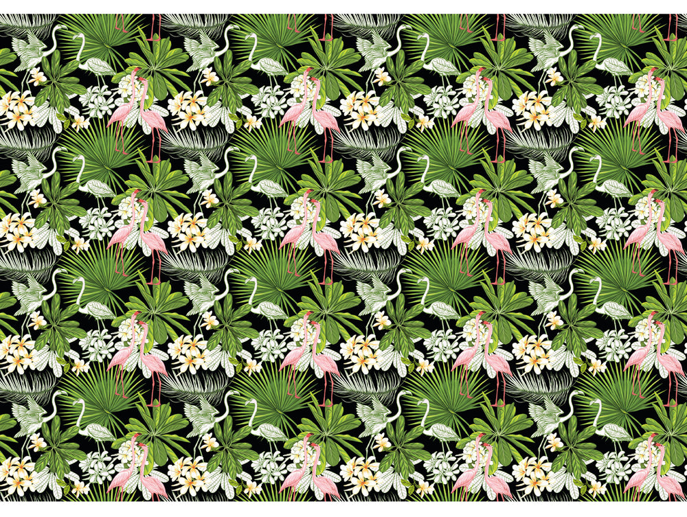 Colorful Coloured Chinoiserie Mural Wallpaper M1402