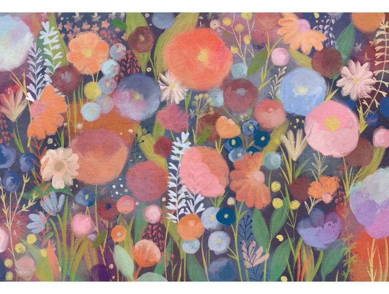 Colorful Full Bloom Mural Wallpaper M1299