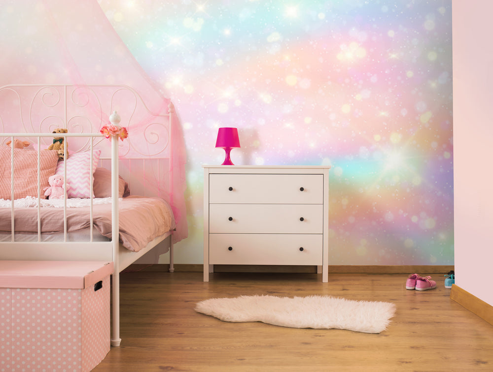 Colorful Pastel Clouds Mural Wallpaper M1454