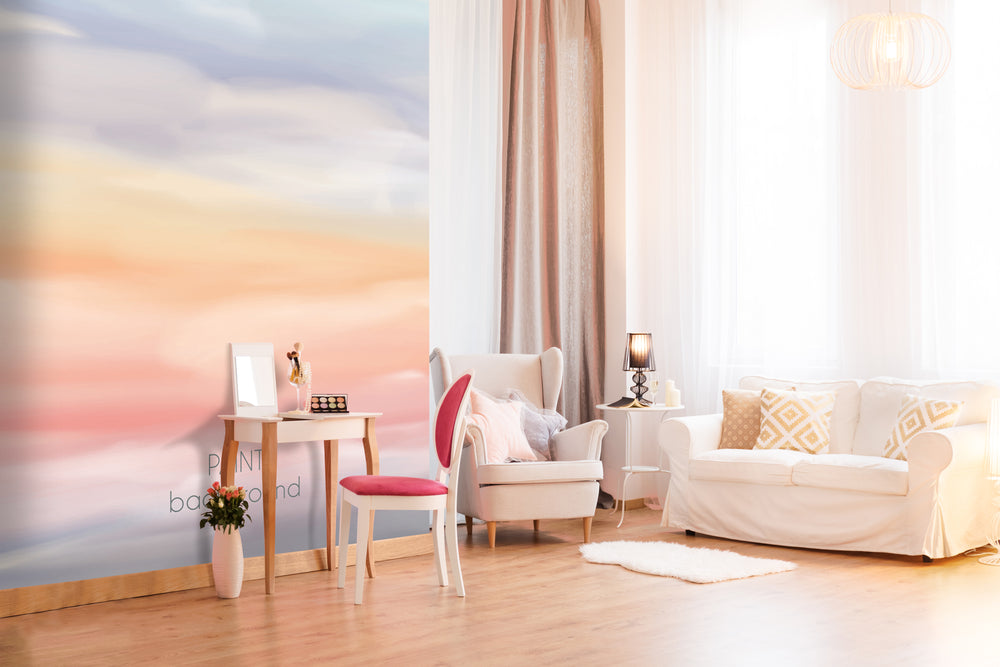 Colorful Pastel Color Mural Wallpaper M1380
