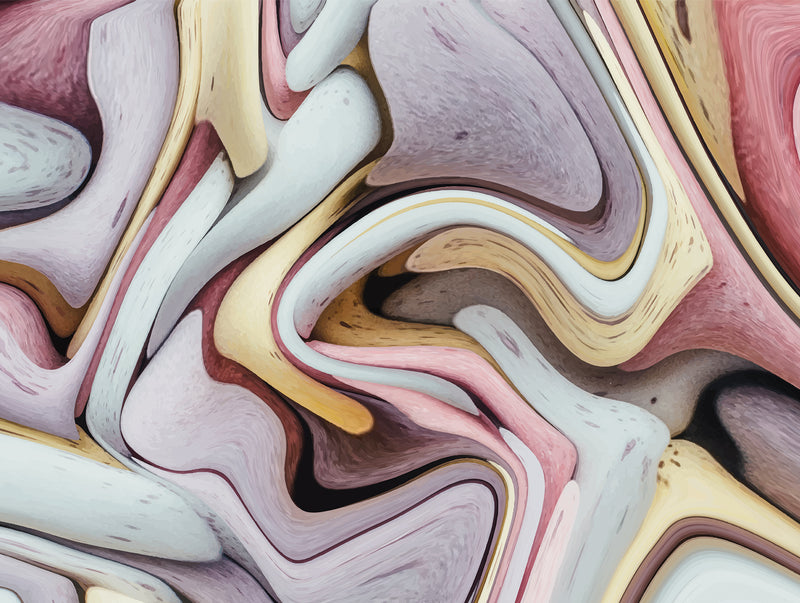 Colourful fluid Marble Mural Wallpaper M1234