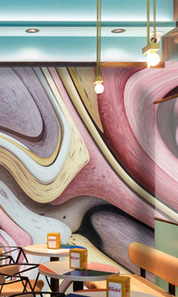 Colourful fluid Marble Mural Wallpaper M1234