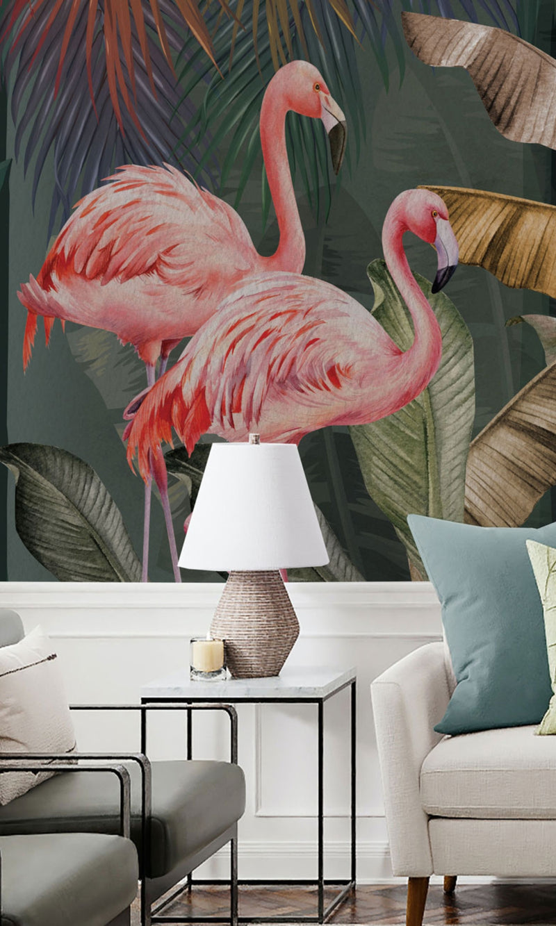 Colourful Tropical Jungle Mural Wallpaper M1302 Walls Republic US