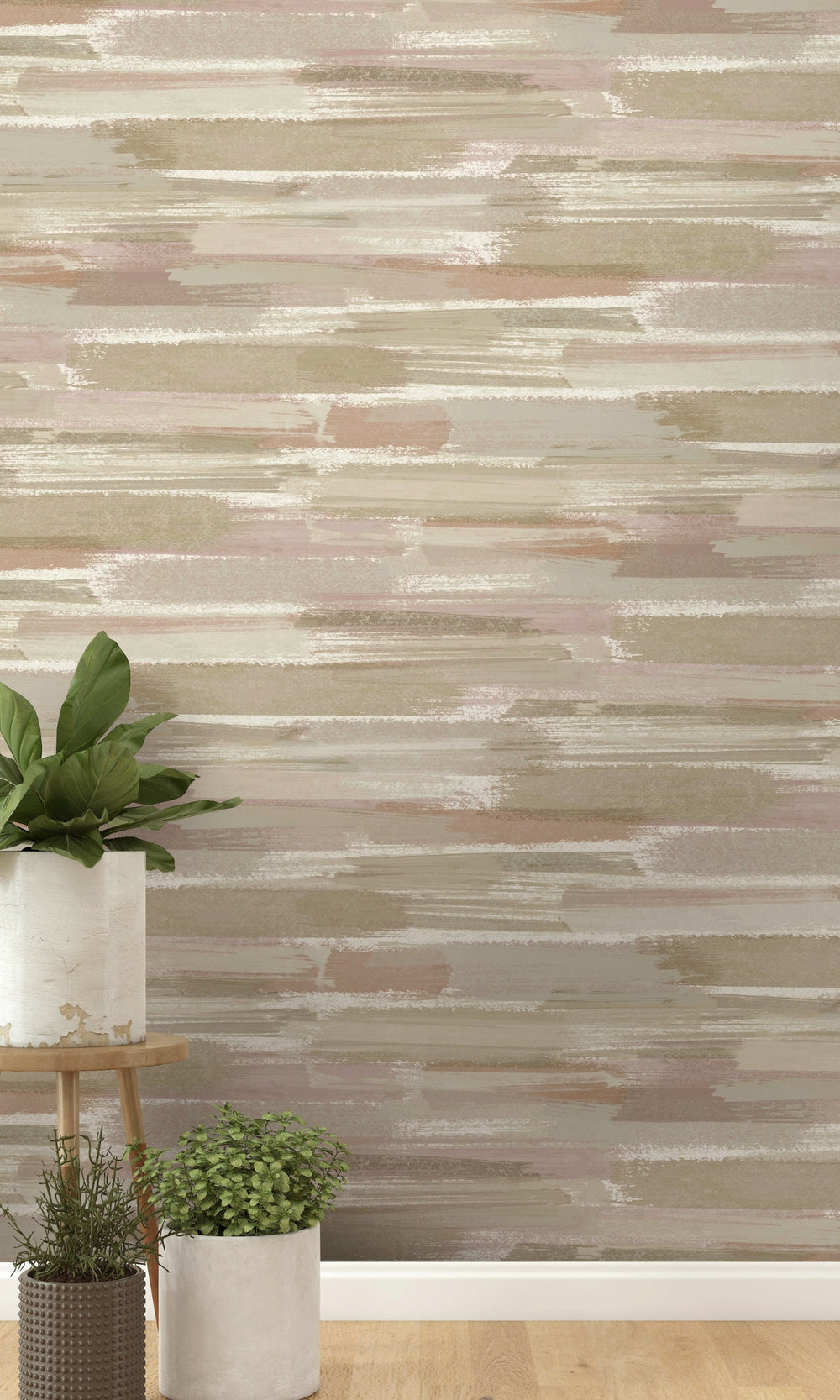 Cream Painted Water Lake Abstract Wallpaper R8809