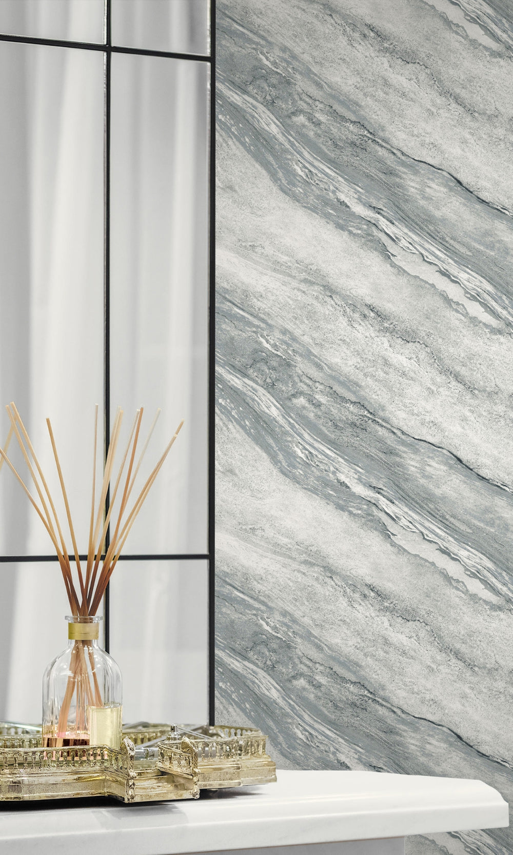 Dalmation Simple Marble Wallpaper R8546