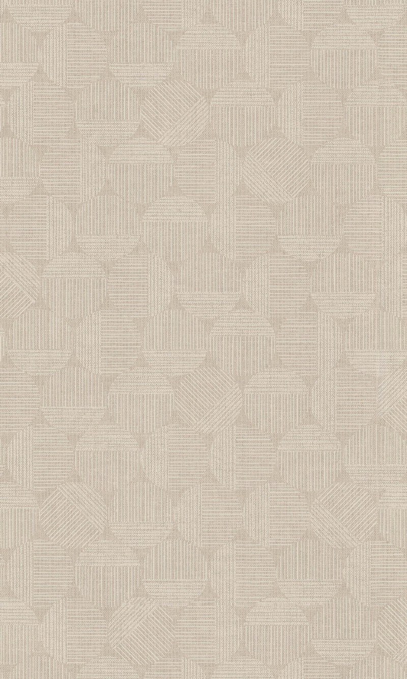 Ecru Geometric Graphic Circles Wallpaper R8677