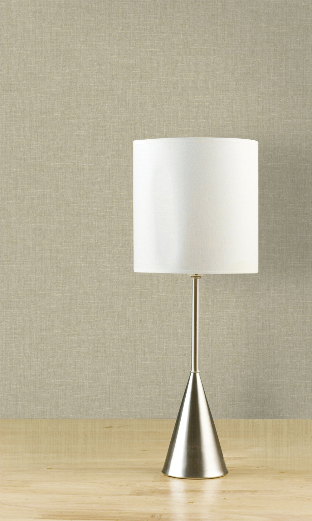 Fawn Plain Textured Vinyl Commercial Wallpaper C7577