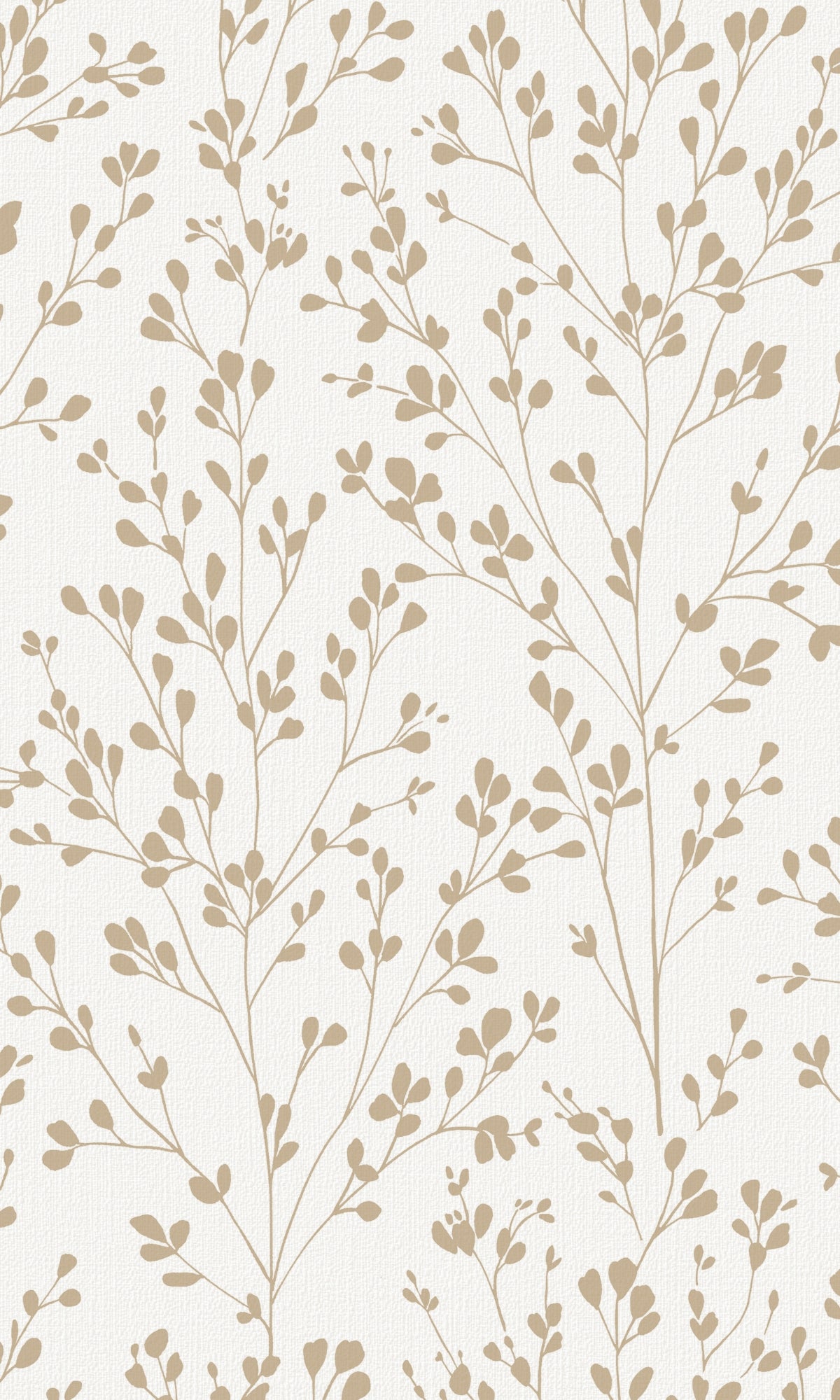 Gold Minimalist Tropical Leaves Wallpaper R9314
