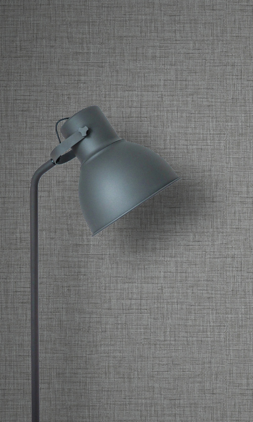 Graphite Plain Denim Like Textured Wallpaper R8528
