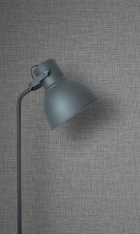 Graphite Plain Denim Like Textured Wallpaper R8528